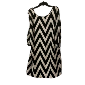 Chevron Black and White Dress